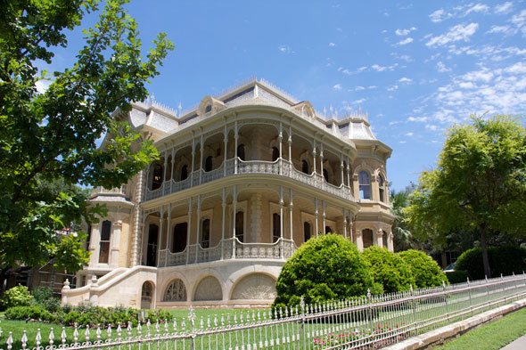 Aerial view of John Bremond Jr Mansion